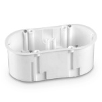 Puszka końcowa podwójna 62x60mm podtynkowa z wkrętami rozstaw 71mm biała PLASTROL.jpg