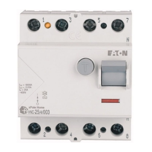 Wyłącznik różnicowoprądowy AC 4P 25A 30mA EATON przód.jpg