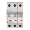 Wyłącznik z zabezpieczeniem nadmiarowo-prądowym 3P C10A EATON przód.jpg