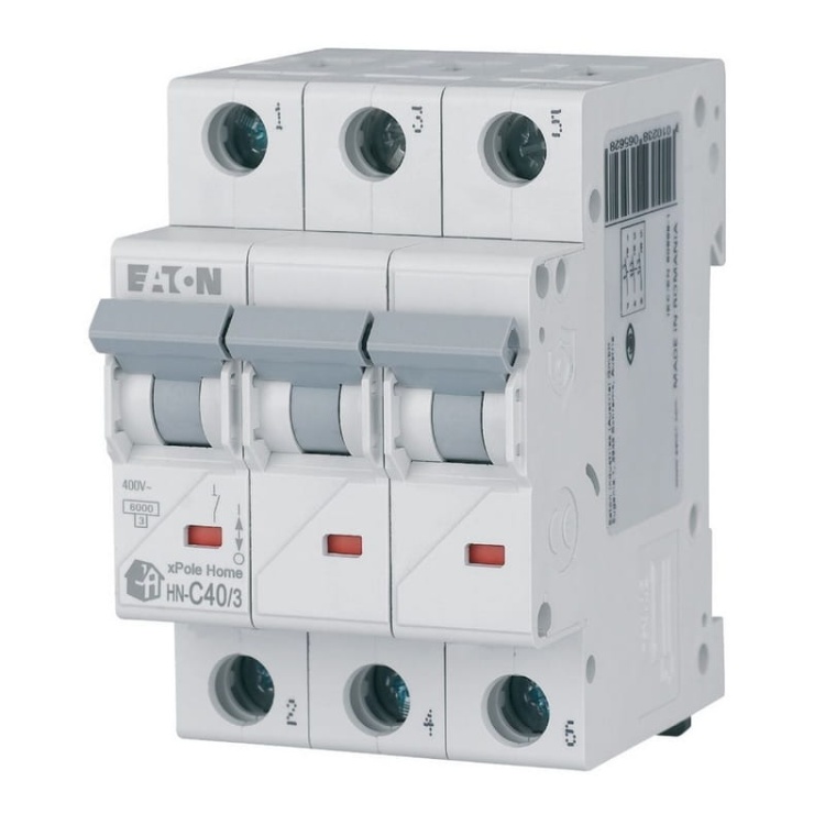 Wyłącznik z zabezpieczeniem nadmiarowo-prądowym 3P C50A EATON bok.jpg