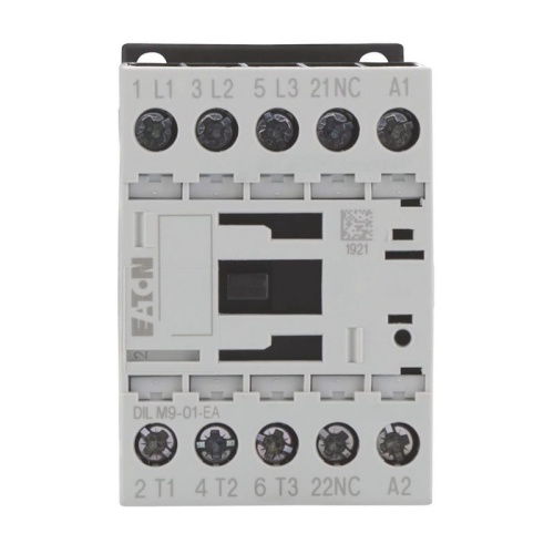 Stycznik mocy DILM9-01-EA 9A 230V EATON przód.jpg