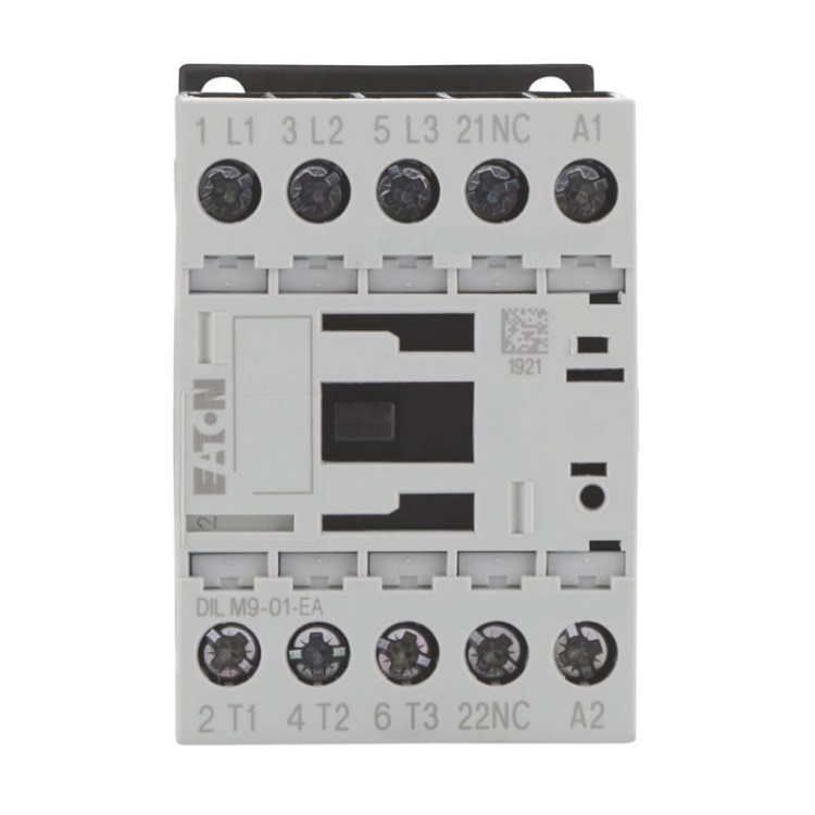 Stycznik mocy DILM9-01-EA 9A 230V EATON przód.jpg