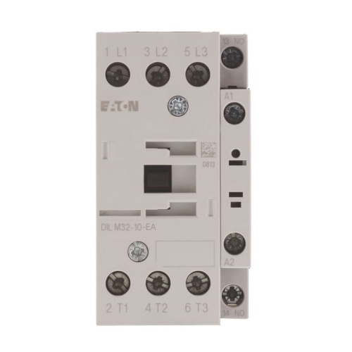 Stycznik mocy DILM32-10-EA 32A 230VAC EATON przód.jpg