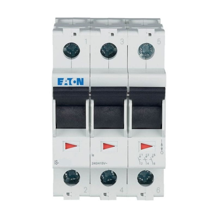 Rozłącznik modułowy 3P 40A IP40 EATON przód.jpg
