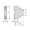 Stycznik instalacyjny Z-SCH230 1P 25A 2NO EATON wymiary.jpg