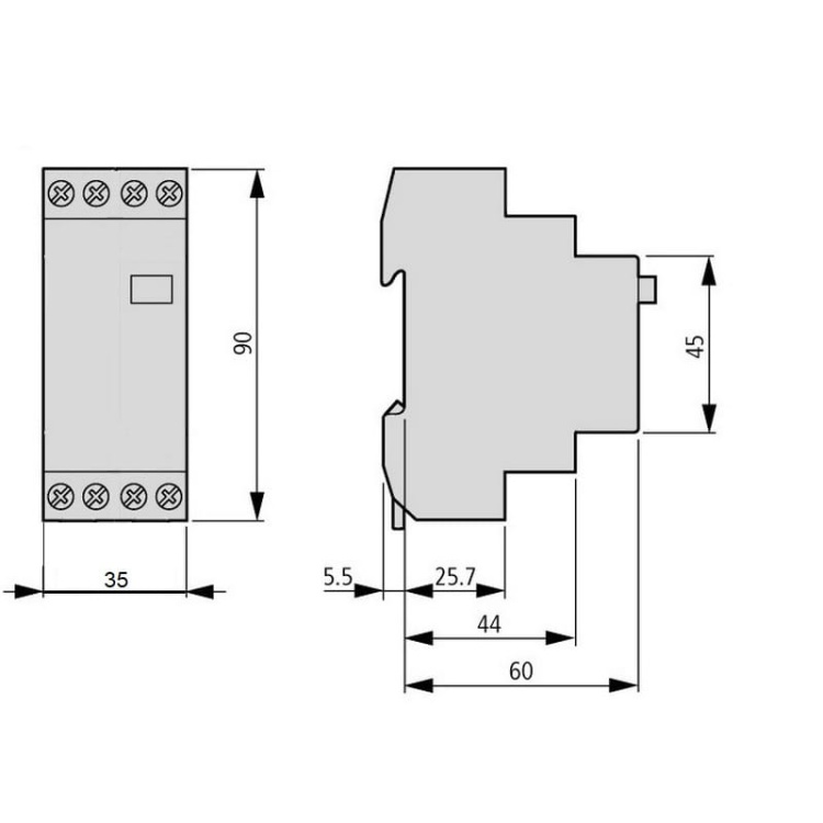 Stycznik modułowy Z-SCH230-25-40 25A AC1 EATON wymiary.jpg