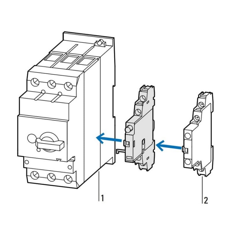 Styk pomocniczy boczny NHI11-PKZ0 3,5A 1Z 1R EATON montaż.jpg