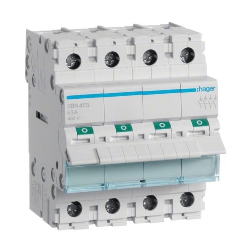 Modułowy rozłącznik izolacyjny SBN463 4P 63A 400VAC HAGER.jpg