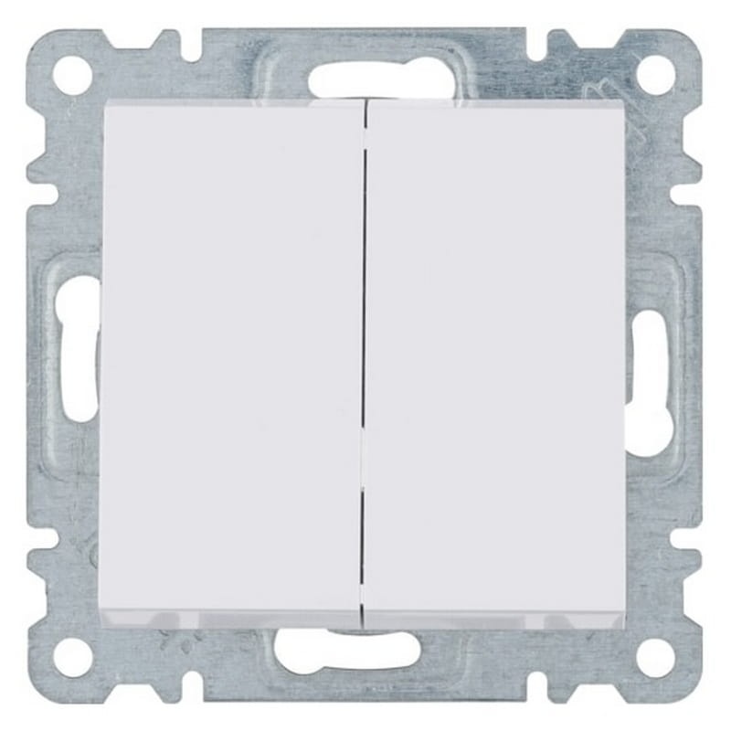 Mechanizm łącznika schodowego podwójnego biały WL0050 Lumina HAGER