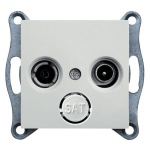 Mechanizm gniazda abonenckiego RTV końcowego biały WL3010 Lumina HAGER