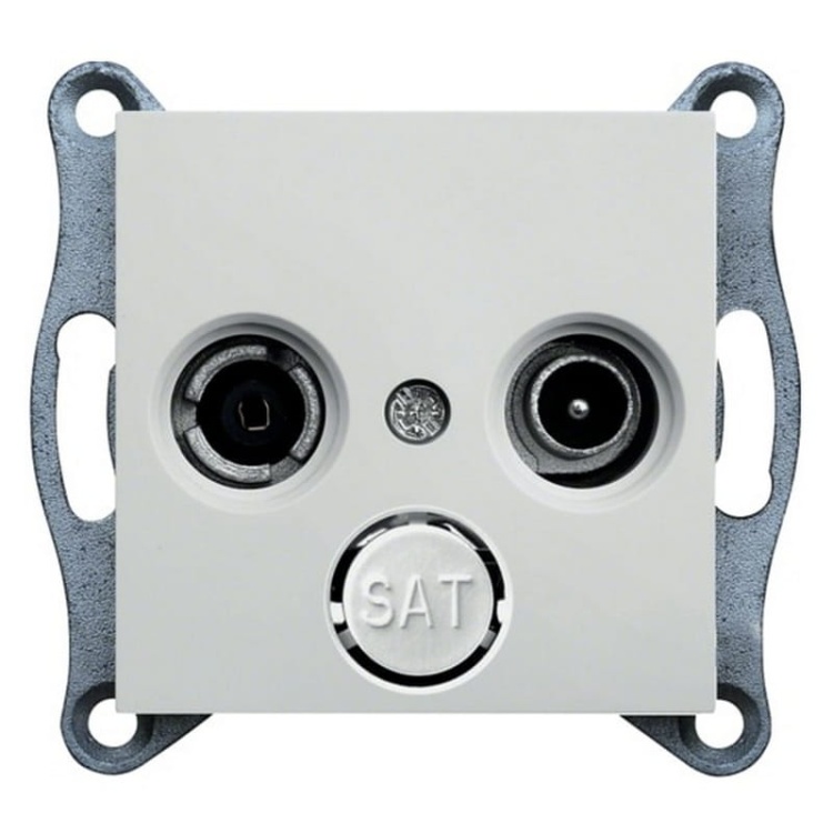 Mechanizm gniazda abonenckiego RTV końcowego biały WL3010 Lumina HAGER