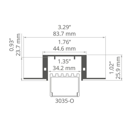 Profil RAM-3035-KOZE srebrny nieanodowany bez przesłony KLUŚ wymiary.jpg