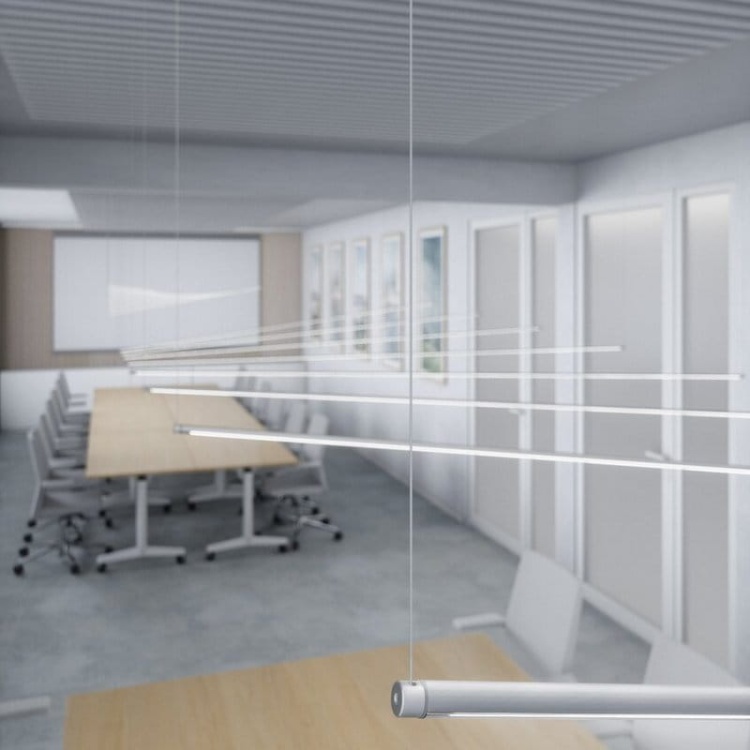 Profil PIKO-O biały bez przesłony; KLUŚ aranżacja oświetlenia biurowego.jpg