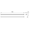 Oprawa LED Ledinaire Batten BN021C 20W 2100lm b. neutralna 4000K 120cm IP20 PHILIPS wymiary.jpg