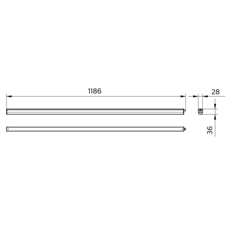 Oprawa LED Ledinaire Batten BN021C 20W 2100lm b. neutralna 4000K 120cm IP20 PHILIPS wymiary.jpg