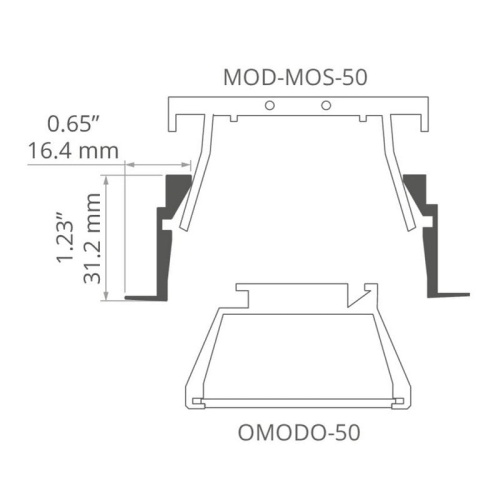 Profil MOD-KR-KOL srebrny anodowany bez przesłony KLUŚ wymiary.JPG