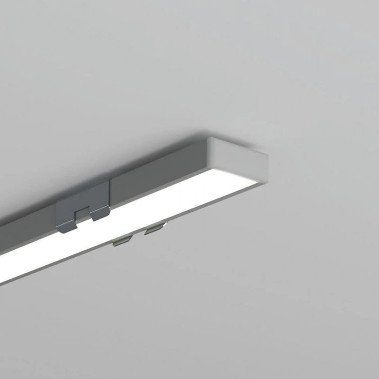 Profil LED MICRO-PLUS srebrny nieanodowany KLUŚ przykład montażu