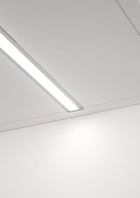 Profil LED MICRO-NK biały bez przesłony; odcinki: 1m, 2m, 3m KLUŚ