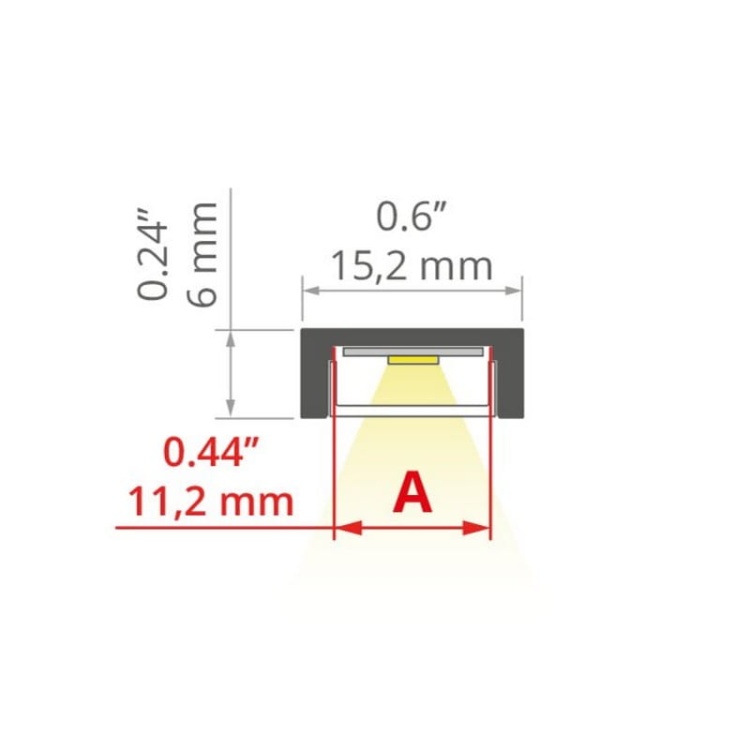 Profil LED MICRO-ALU biały bez przesłony KLUŚ wymiary.jpg