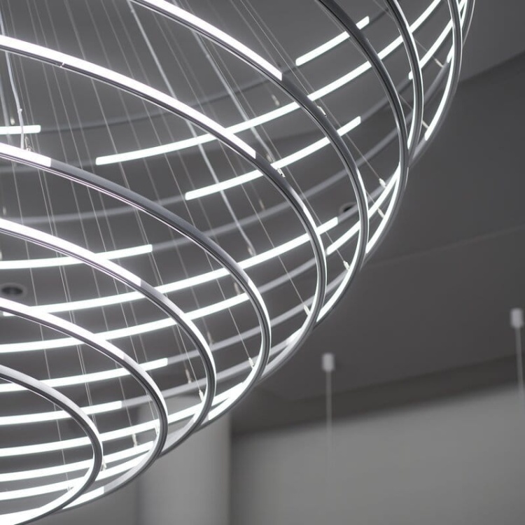 Profil LED GIZA-DUO-LL realizacje KLUŚDESIGNE