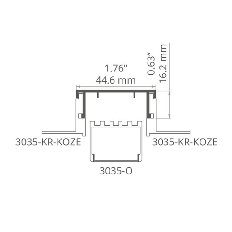 Profil 3035-MOS nieanodowany, bez przesłony KLUŚ wymiary.jpg