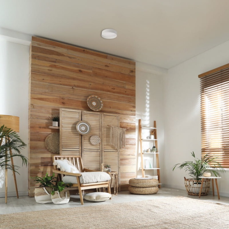 Plafoniera LED RIFA 17,5W 4000K 1500lm IP20 ∅400mm 120° biała Kanlux 36468 aranżacja boho.jpg