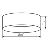 Plafoniera LED RIFA 17,5W 4000K 1500lm IP20 ∅400mm 120° biała Kanlux 36468 wymiary.jpg