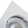 Pierścień oprawy punktowej ALOR GU10 biały kwadrat IP20 Kanlux 26726 zliżenie.jpg