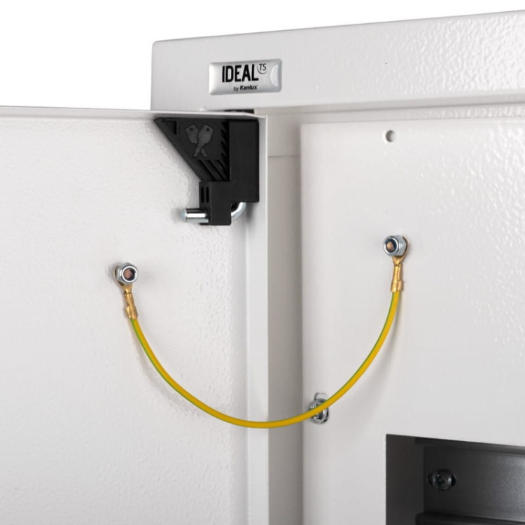 Rozdzielnica metalowa natynkowa KP-DB-I-MS-412 IP30 IDEAL 29317 wnętrze