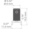 Zawieszka K-10-WL C28237N00 srebrna KLUŚ wymiary.jpg