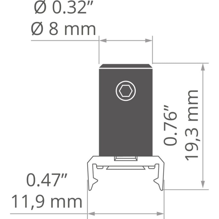 Zawieszka K-10-WL C28237N00 srebrna KLUŚ wymiary.jpg