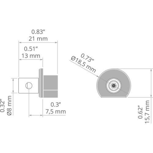 Zaślepka PDS-O przewodnikowa 42615 metalizowana KLUŚ wymiary.jpg