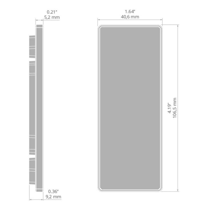 Zaślepka KIDES-DUO C28211A01 szara KLUŚ wymiary.jpg