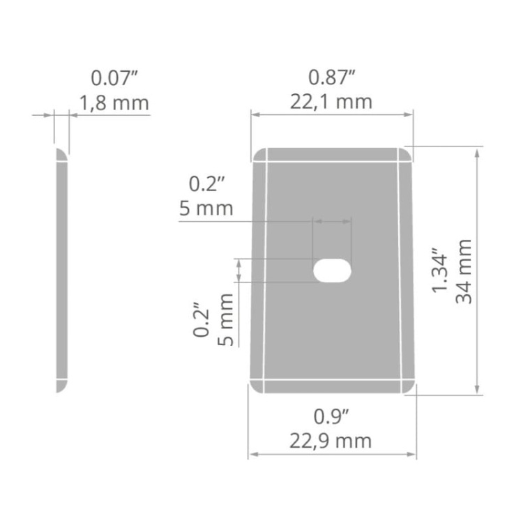 Zaślepka EX-3D-OTW z otworem C24363C10TW biała KLUŚ wymiary.jpg