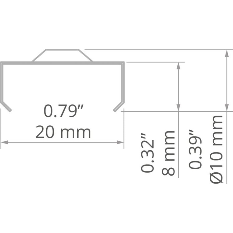 Mocownik 45-STN do profili 45-ALU, SILER, TAN-C5 C24265L07 czarny KLUŚ wymiary.jpg