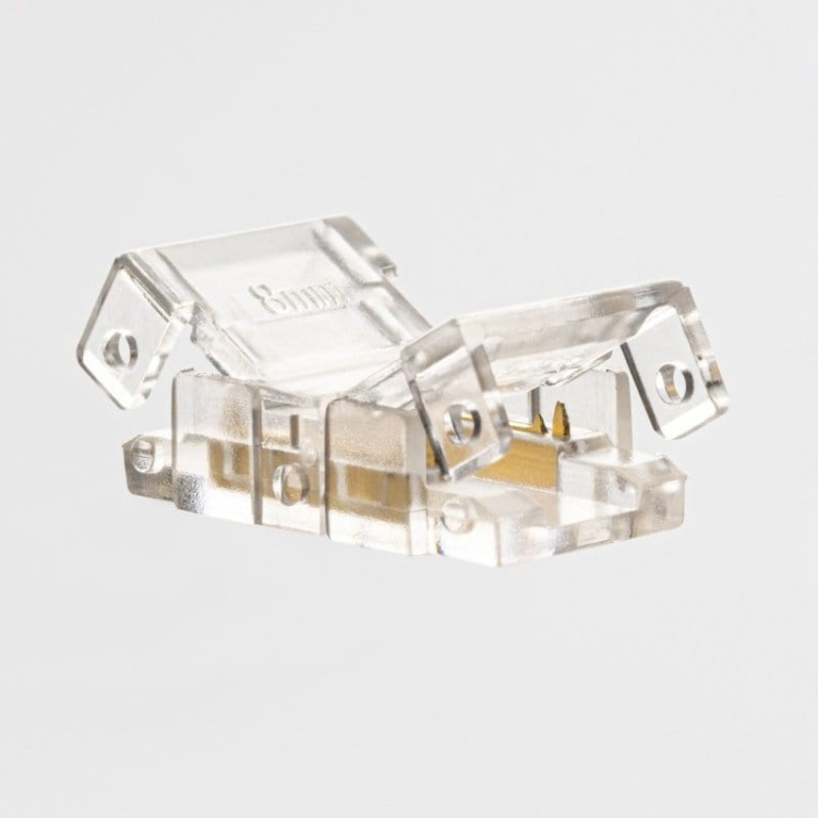 Złączka przezroczysta do dwóch taśm LED COB 8mm GTV.jpg