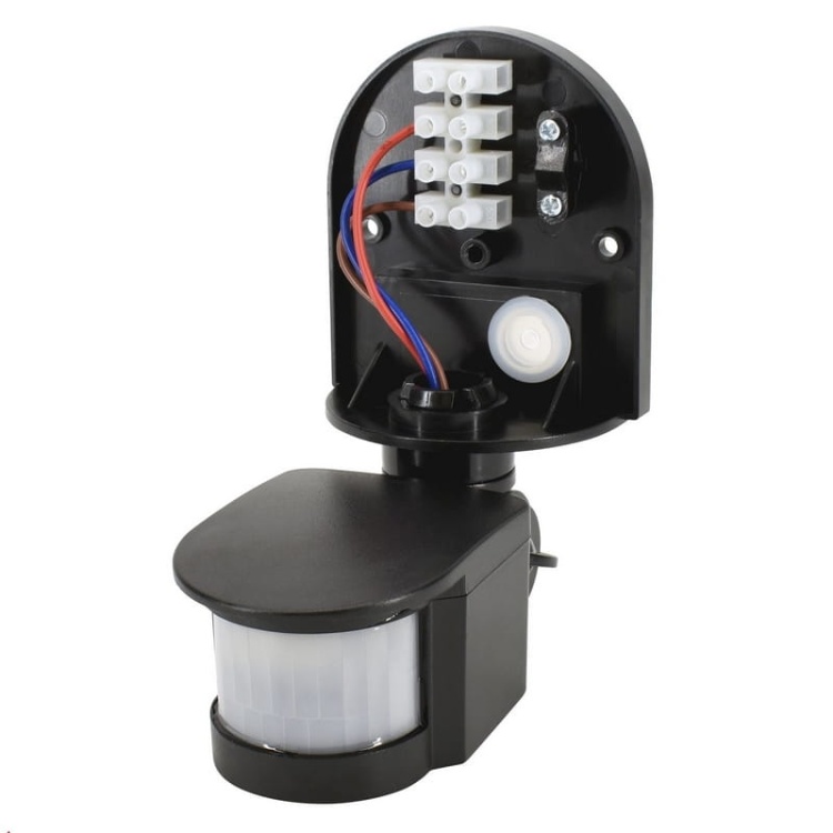 Czujnik ruchu PIR SES10 natynkowy detekcja 180° do 12m czarny BEMKO wnętrze.jpg