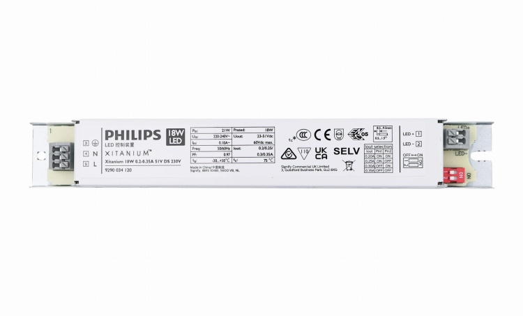Xitanium 18W 0.2-0.35A 51V DS 230V 929003412080