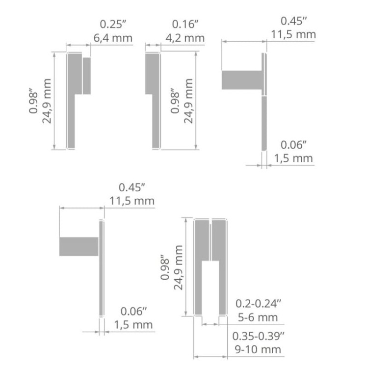 Zaślepka do profilu KRAV-56 C28001C02 szara KLUŚ wymiary.jpg