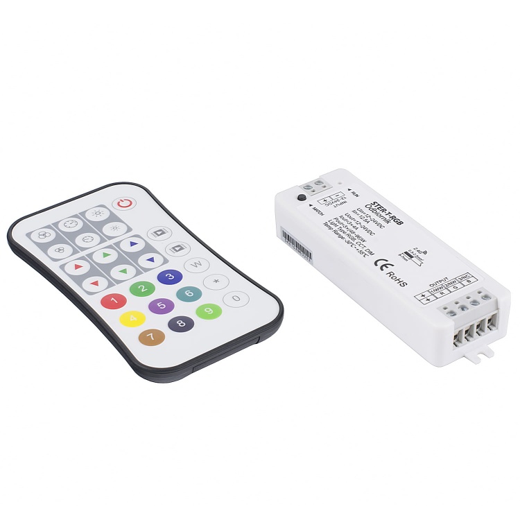 Zestaw sterowania RGB UNISTER-S-RGB 12-24V DC 4A/KANAŁ
