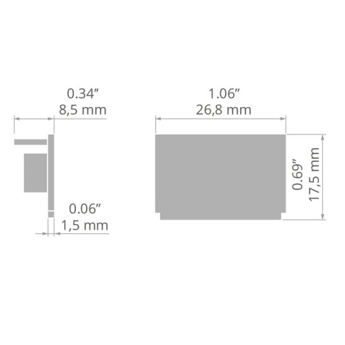 Zaślepka KOZUS C24148C02 szara KLUŚ wymiary.jpg