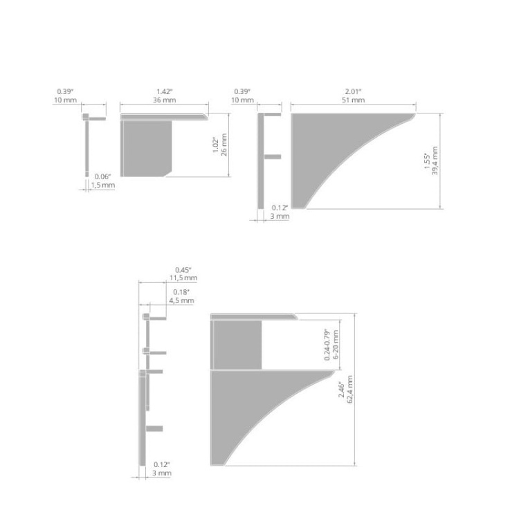 Zaślepka PULA-L lewa C28008L01 metalizowana KLUŚ