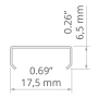 Łącznik PD-MICRO do profili LED PDS4, MICRO, PDS-O C42150N00 aluminiowy KLUŚ.jpg