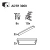 Ramka natynkowa ADTR 3060 srebrna Kanlux 29841 zestaw.jpg
