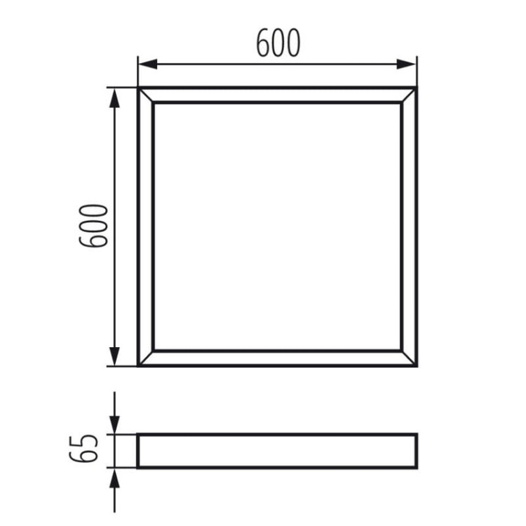 Ramka natynkowa ADTR-H 60x60 srebrna Kanlux 29844 wymiary.jpg