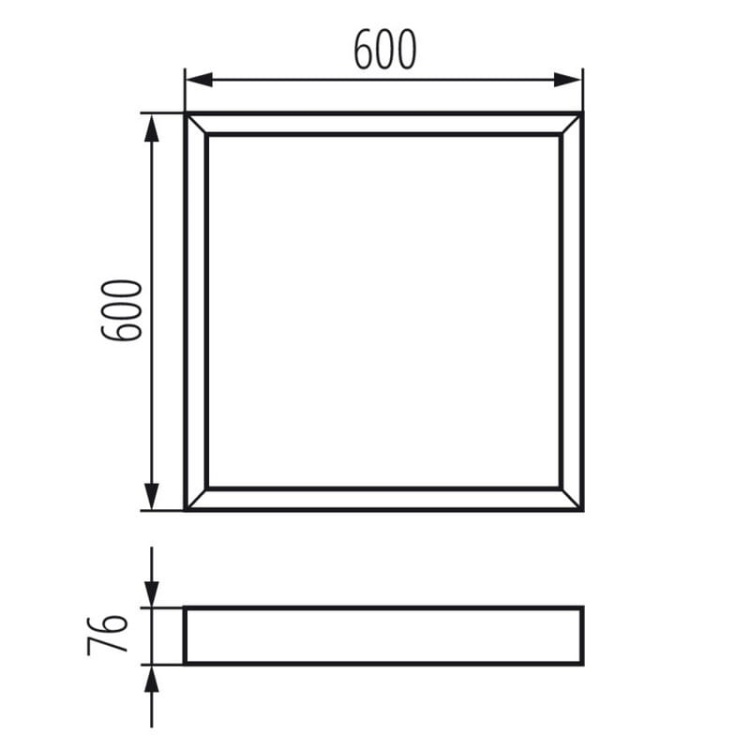 Ramka natynkowa ADTR-H 60x60 73mm biała Kanlux 33398 wymiary.jpg