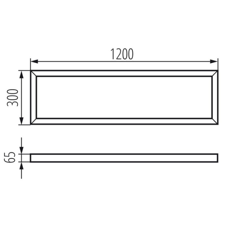 Ramka natynkowa ADTR-H 120x30 srebrna Kanlux 33392 wymiary.jpg