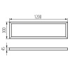 Ramka natynkowa ADTR 120x30 srebrna Kanlux 27612 wymiary.jpg