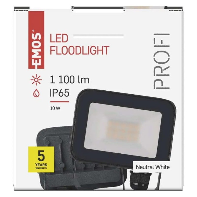 Naświetlacz LED INOVO 10W 1100lm 4000K IP65 EMOS ZS2612 opakowanie front