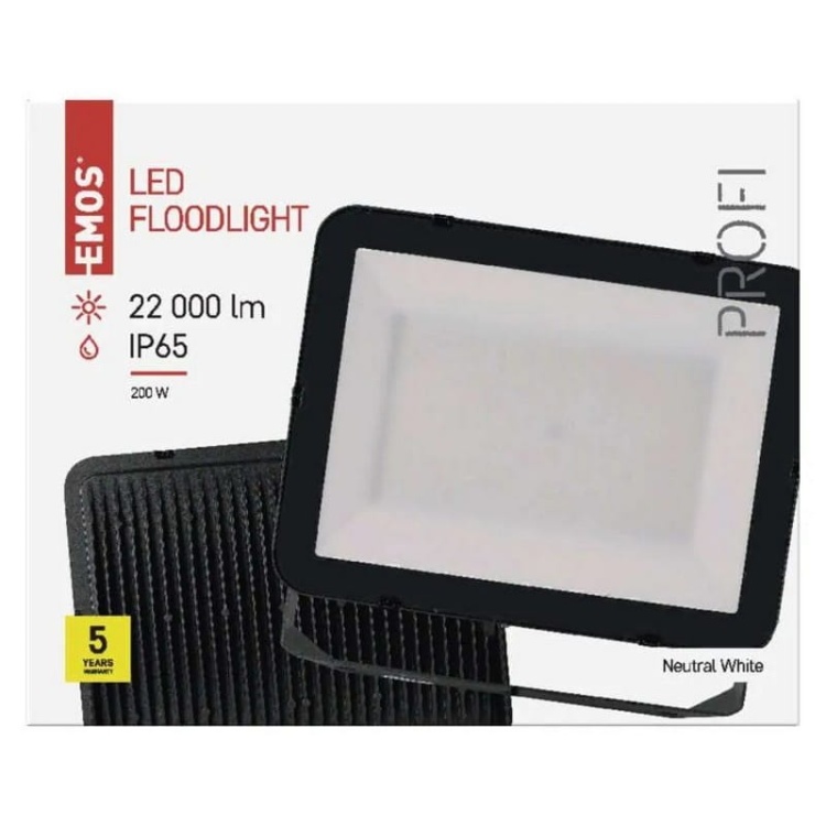 Naświetlacz LED INOVO 200W 22000lm 4000K IP65 EMOS ZS2672 opakowanie